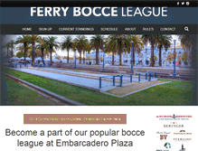 Tablet Screenshot of ferrybocce.com